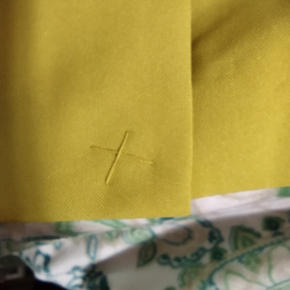 Allison Woods vintage 2pc skirt suit. Mustard yellow size 18W - Picture 8 of 8